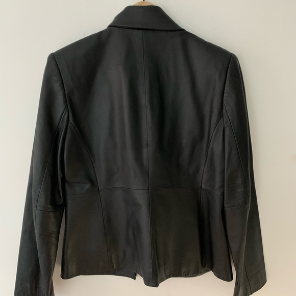 Valerie Stevens Lambskin Leather Jacket Sz S - Picture 6 of 6